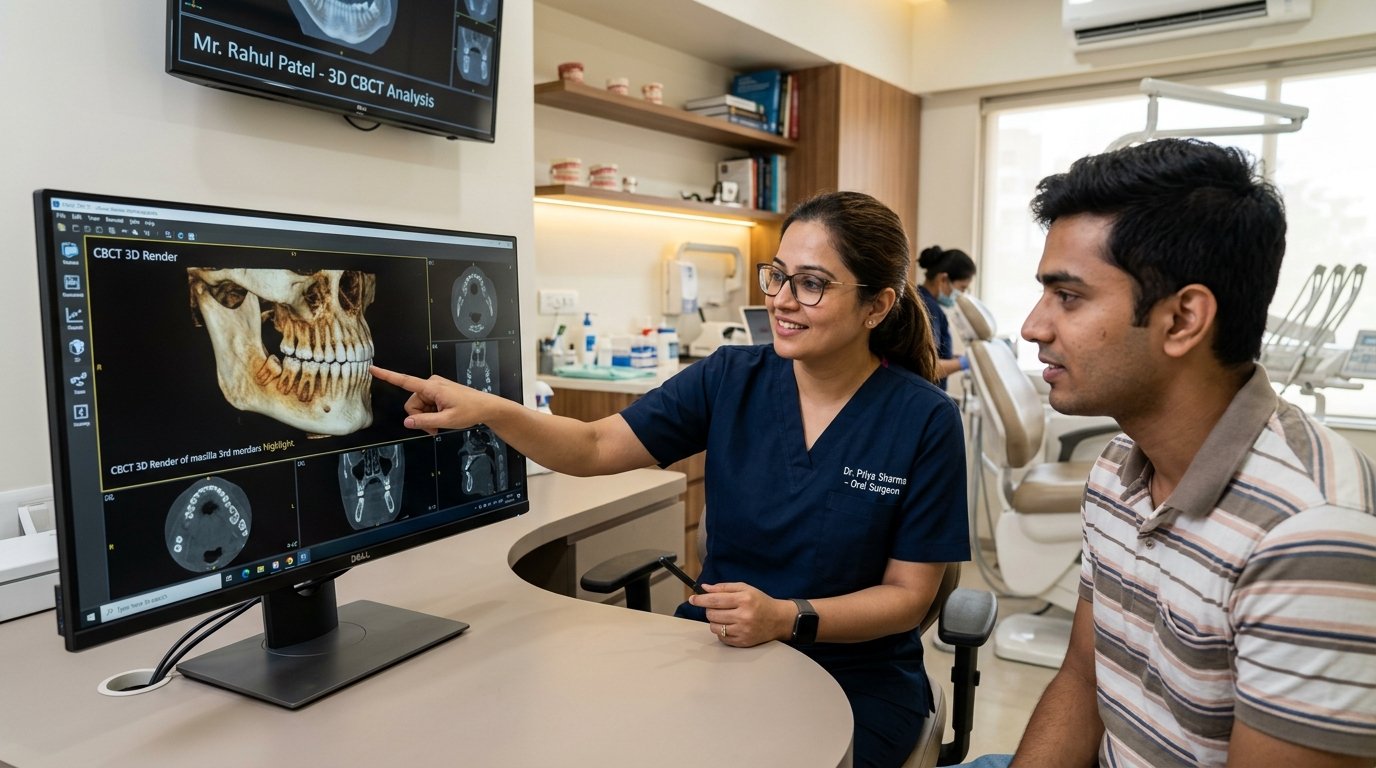 Minimally Invasive Wisdom Tooth Removal and 3D CBCT Analysis